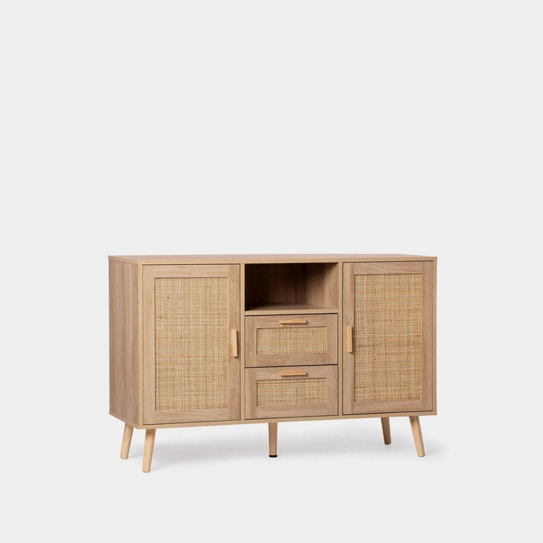 Sideboard mit 2 Schubladen, 2 Tueren und Schubladen