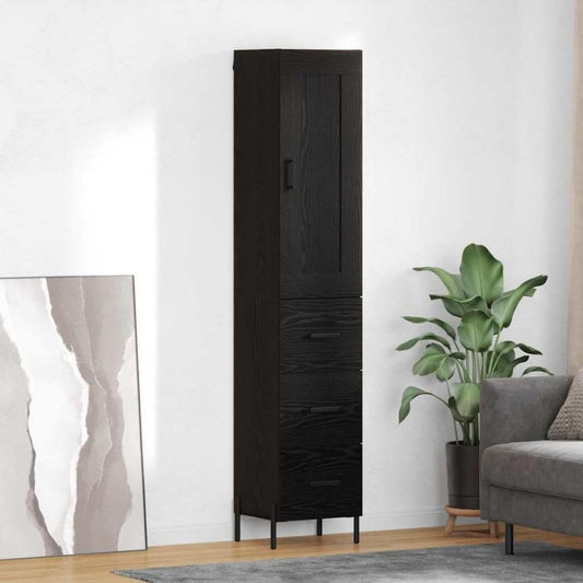 Hochschrank mit Wandmontage und Schubladen