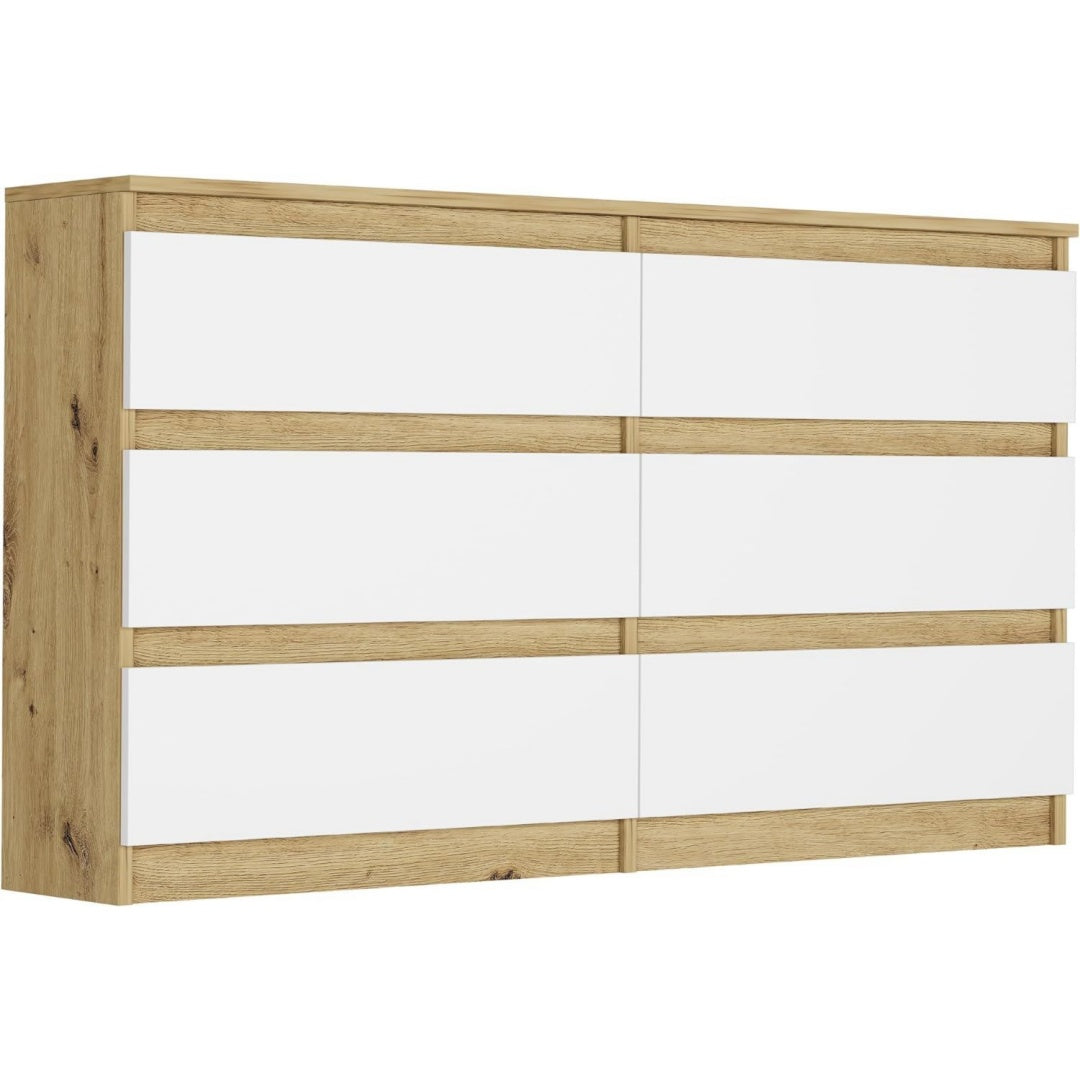 Das Sideboard nimmt mit 140 x 30 cm Gestalt an