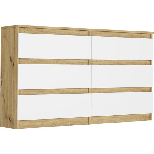 Das Sideboard nimmt mit 140 x 30 cm Gestalt an