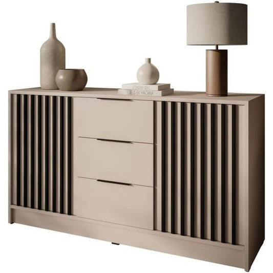 Reliefstrukturen an dem Sideboard
