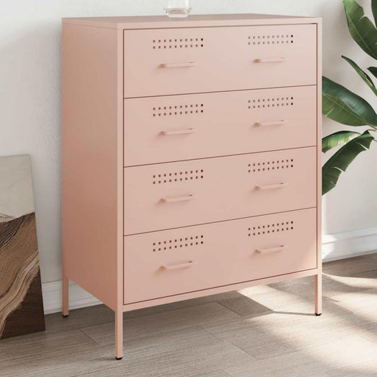 Sideboard mit den Massen 68 x 39 x 89 cm in Rosa