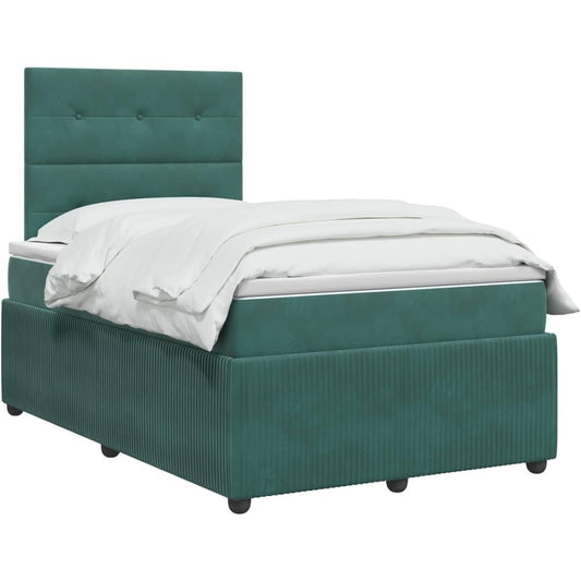 Weiche Polster an dem Boxspringbett mit 120 x 200 cm